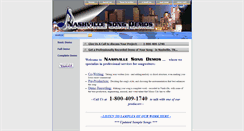 Desktop Screenshot of nashvillesongdemos.com
